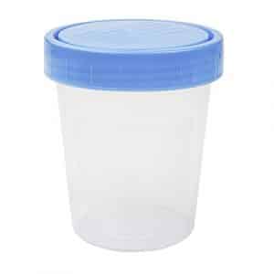 How to sterilize a container for urine samples?