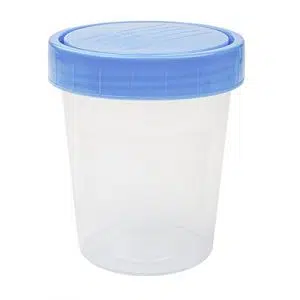 How to sterilize a container for urine samples?