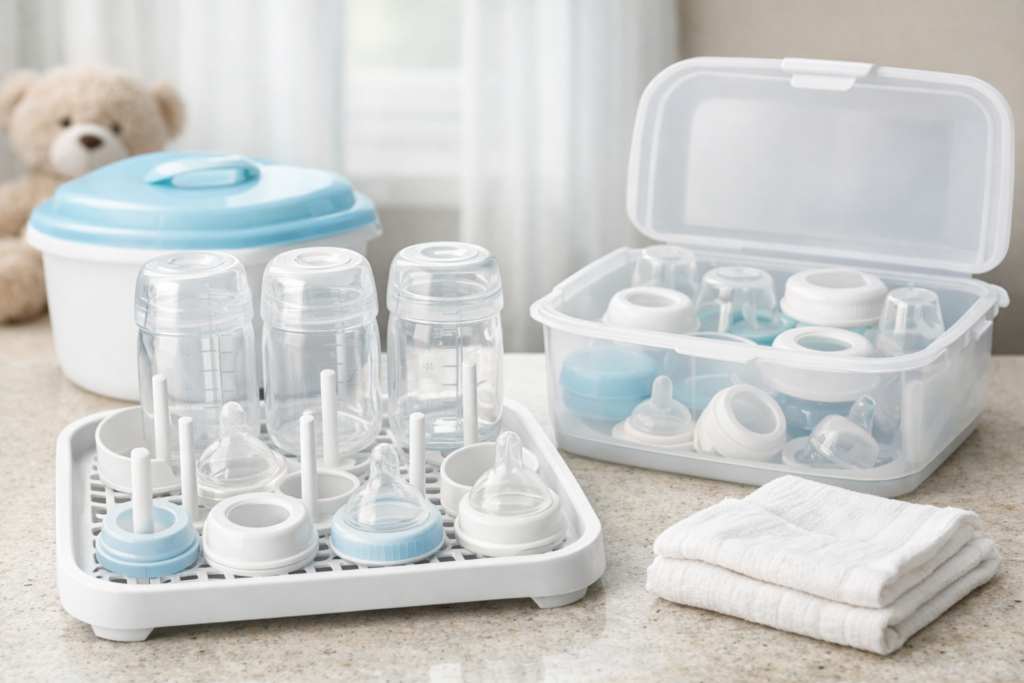 Drying and Storage Baby Bottles