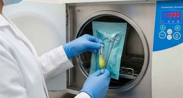 Placement in Sterilizer