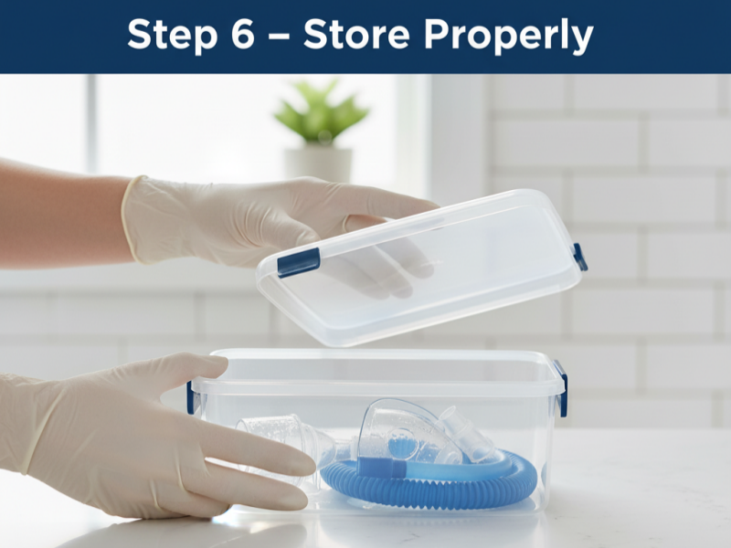 Store Nebulizer Parts Properly